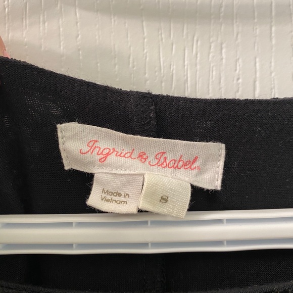 Ingrid & Isabel Boatneck Black Lace Maternity Dres - Picture 4 of 5